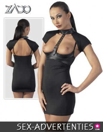 Mini - jurk leder Eroprive