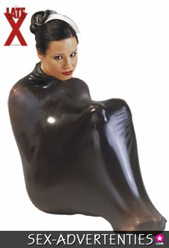 Latex Saunazak Zwart