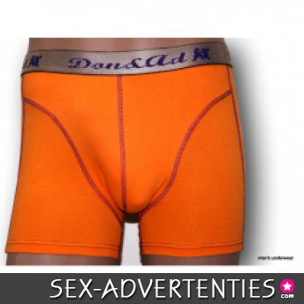 Oranje Don &amp; Ad boxershort kopen voor 5,- OP=OP!!