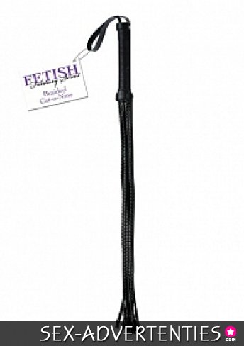 Fetish Zweep Braided Cat-O-Nine voor 24,25 bij PeeJayToys.nl