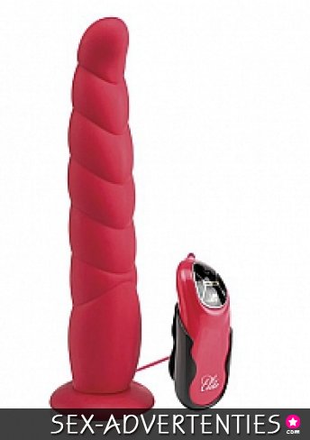 Vibrating 10 Dildo Red kopen voor 103,95 bij PeeJayToys.nl