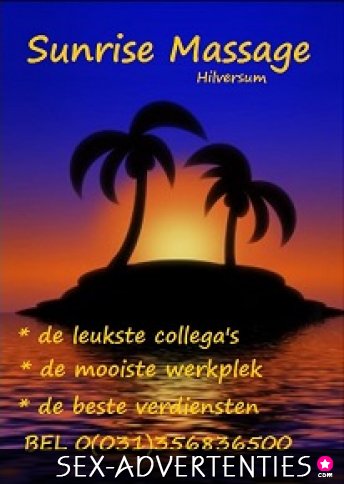 Sunrise Massage. voor een leuke vakantiebaan.